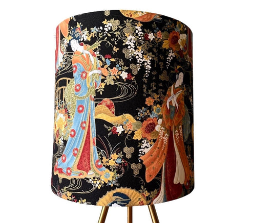 Geisha Lampshade- Black