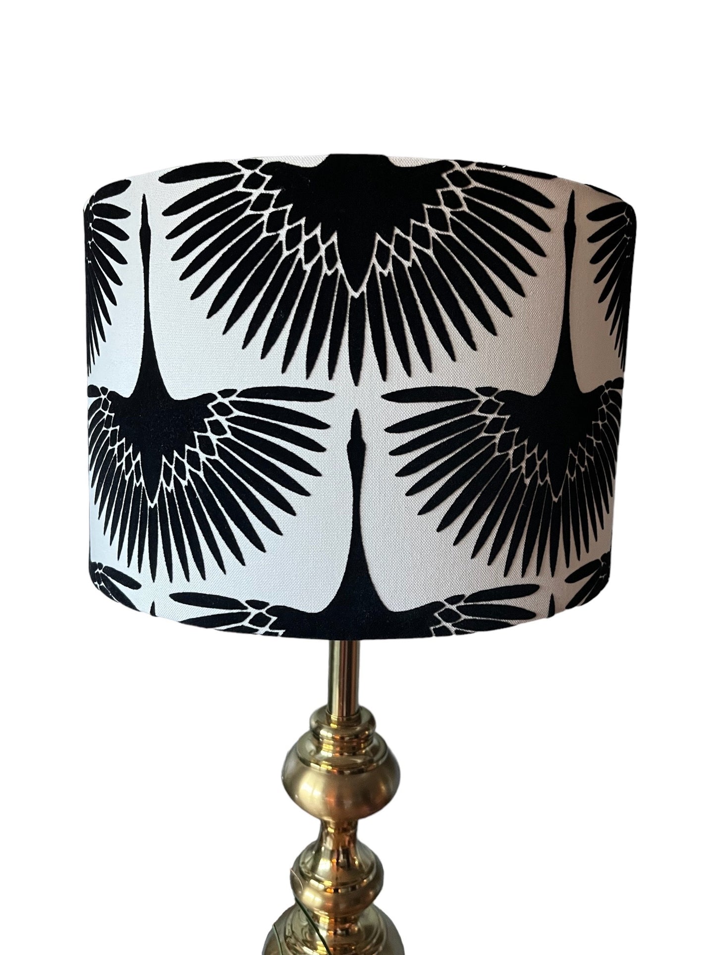 Velvet Crane Lampshade