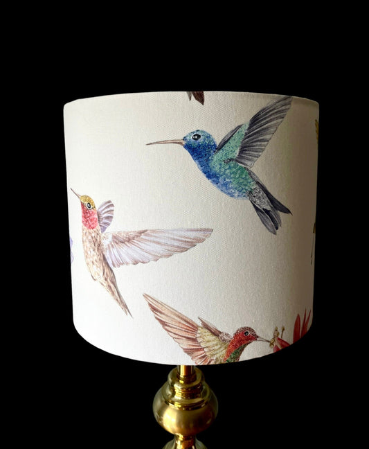 Hummingbird lampshade