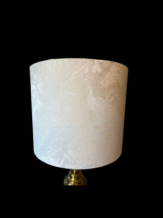 Peacock Ivory Lampshade