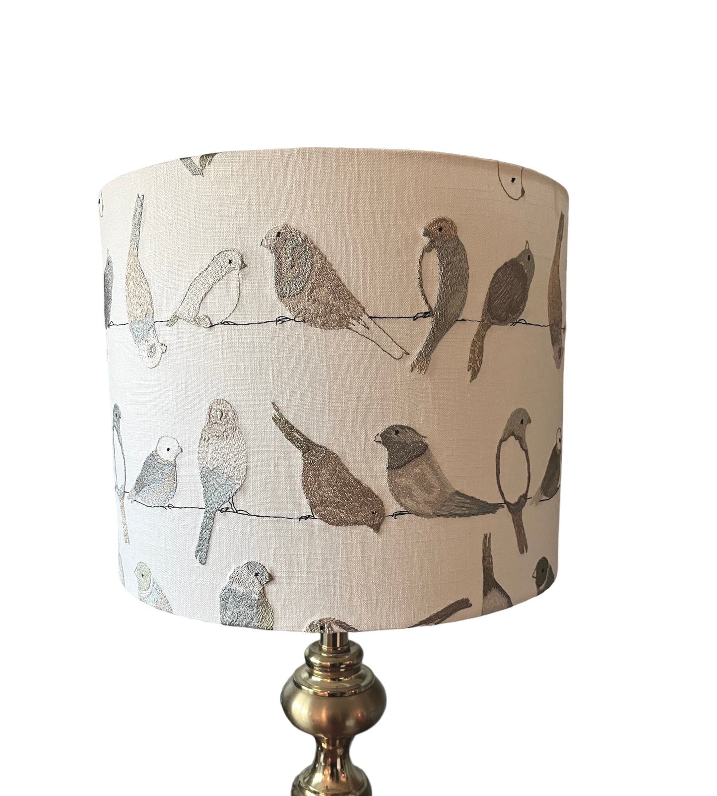 Birds on a Wire Lampshade