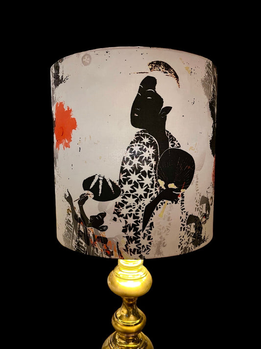 Abstract Geisha Lampshade