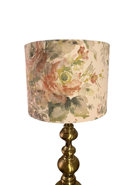 Floral Linen Lampshade