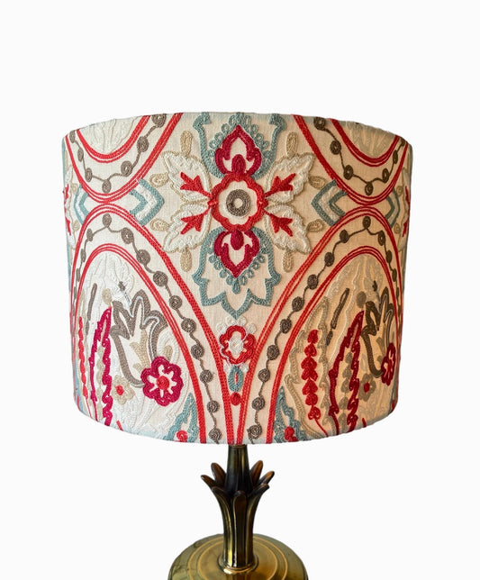 Embroidered Lampshade