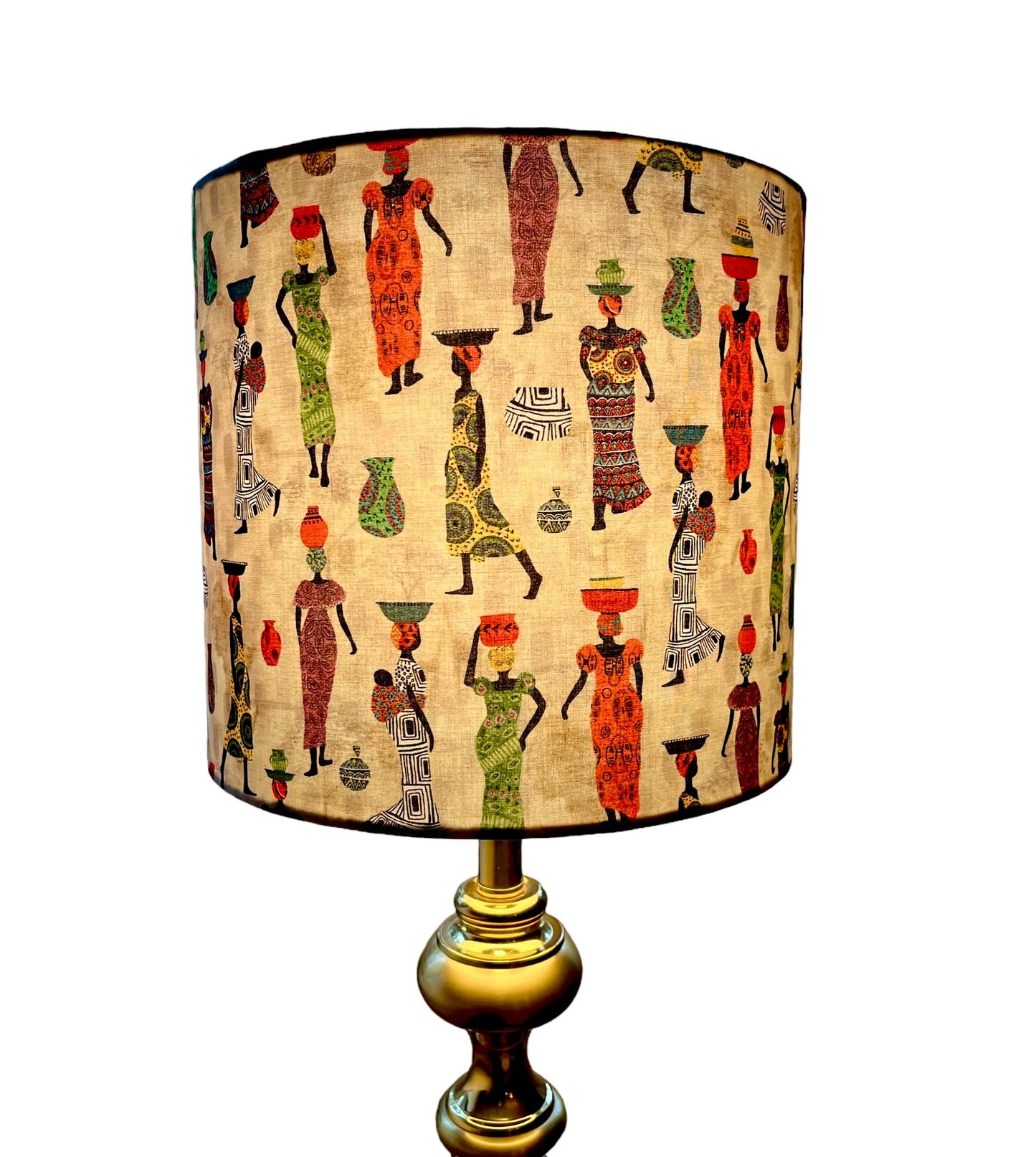 Colourful African Ladies Lampshade