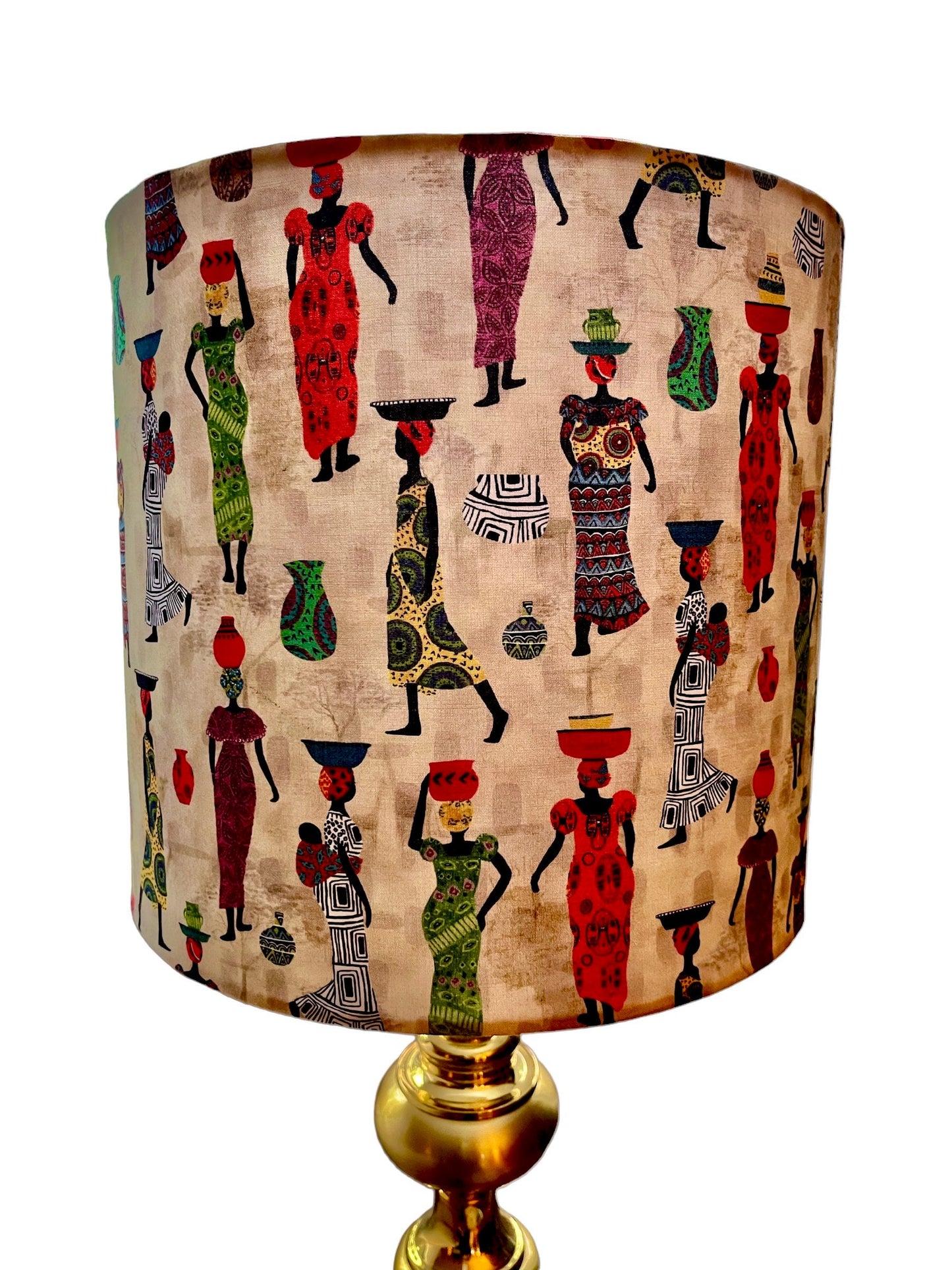 Colourful African Ladies Lampshade