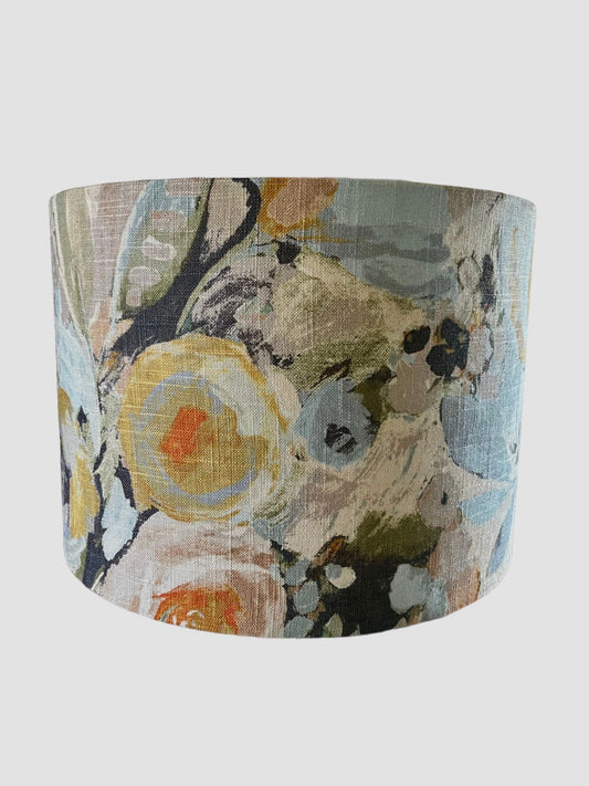 Abstract Floral Lampshade