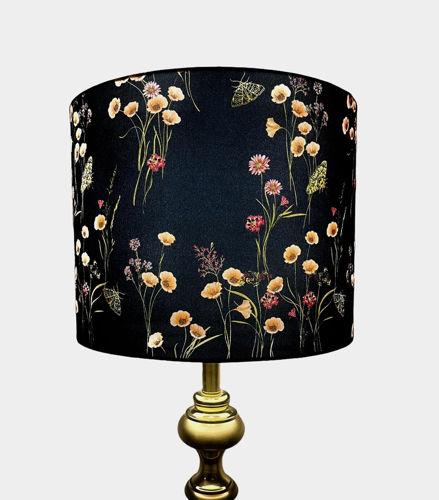 Silky Floral Lampshade