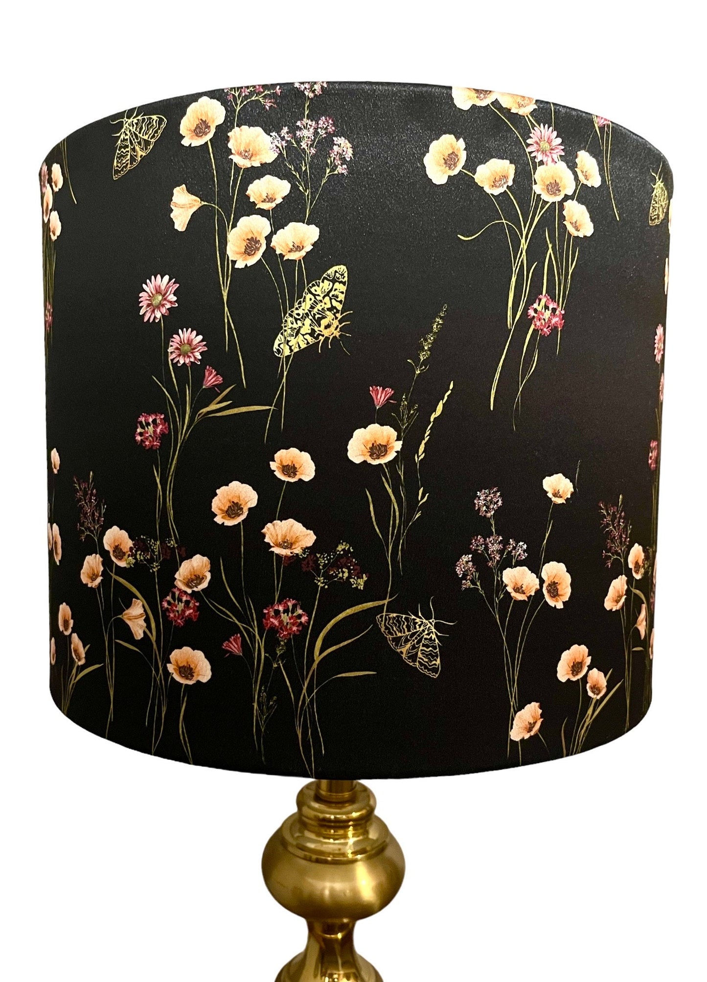 Silky Floral Lampshade